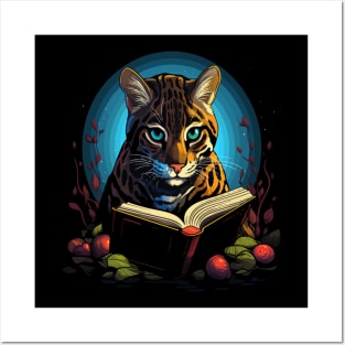 Ocelot Reads Book Posters and Art